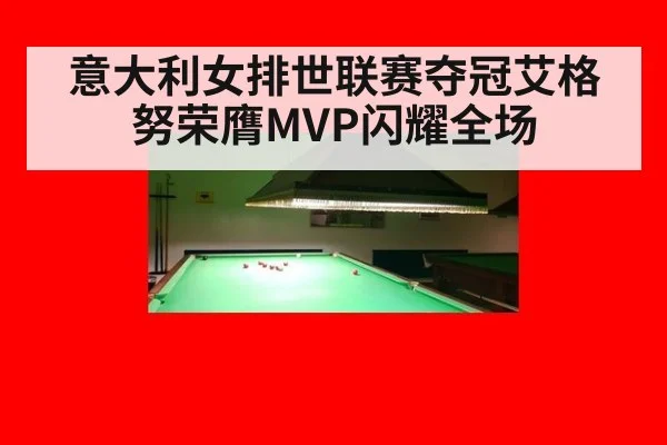 意大利女排世联赛夺冠艾格努荣膺MVP闪耀全场